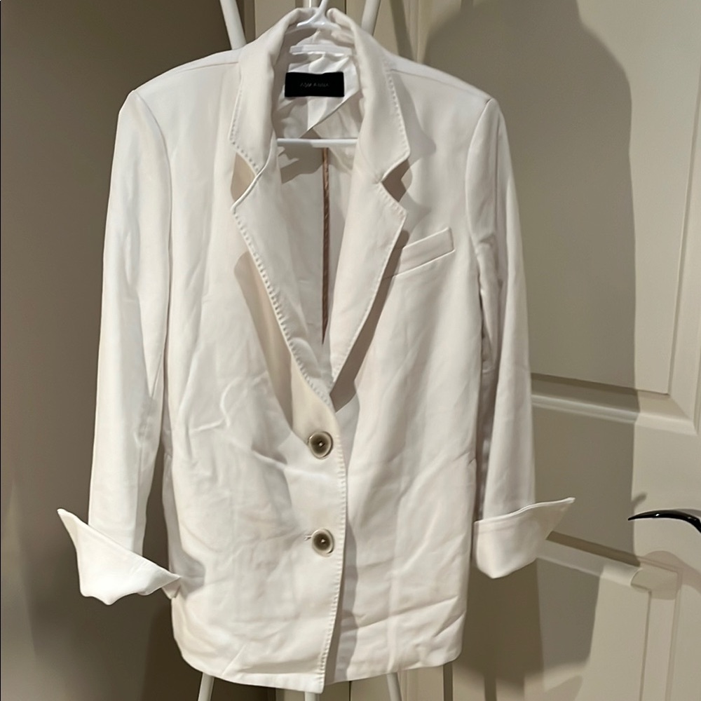 Elegant White Blazer by Zara